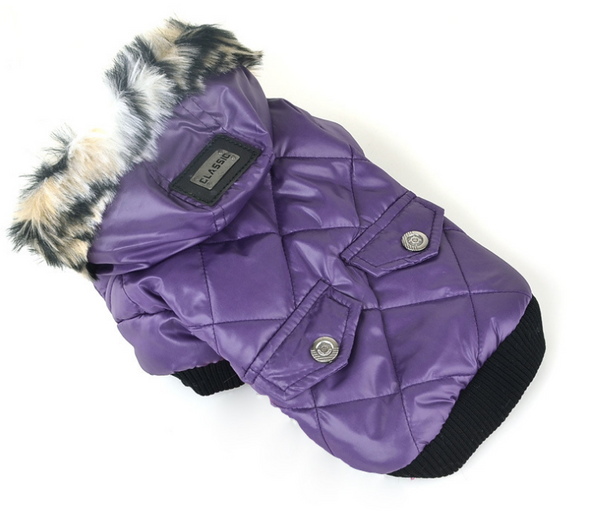 Fur Collar Pup Coat