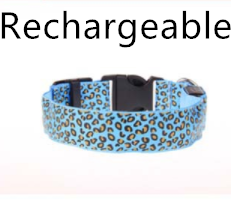 Leopard LED Pup Collar